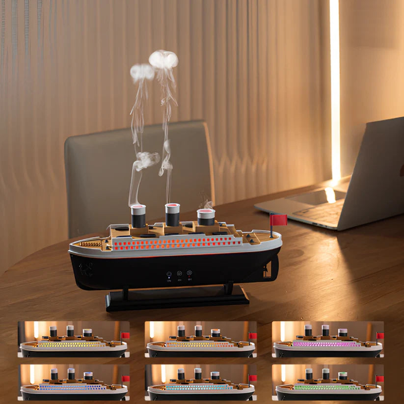 Titanic Humidifier | Auto Shut-off and BPA-Free for 8H Desk