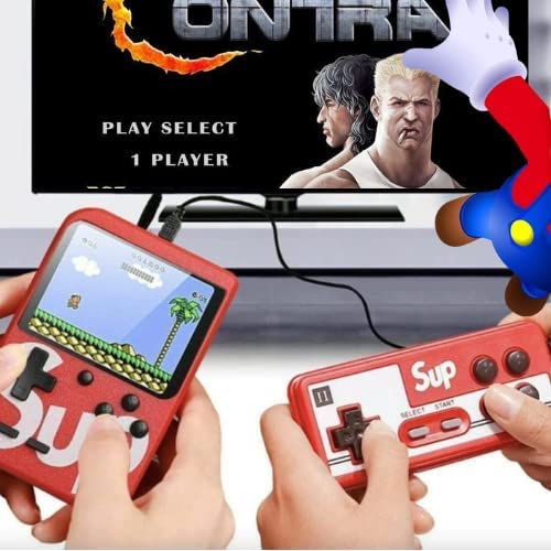 SUP NostalgiaBox - USB Rechargeable with 400 Games | 8-Bit Legend |