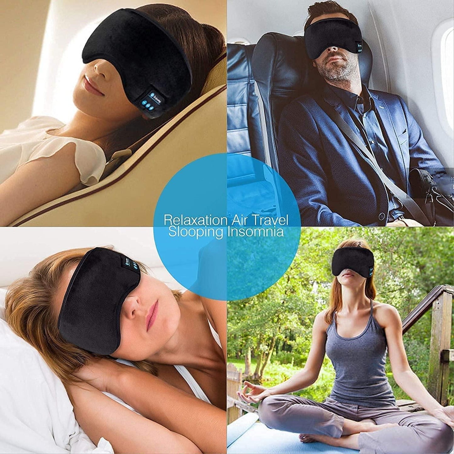 SleepTune⢠Wireless Bluetooth Eye Mask With Music