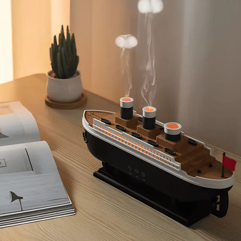Titanic Humidifier | Auto Shut-off and BPA-Free for 8H Desk