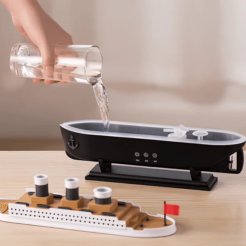Titanic Humidifier | Auto Shut-off and BPA-Free for 8H Desk
