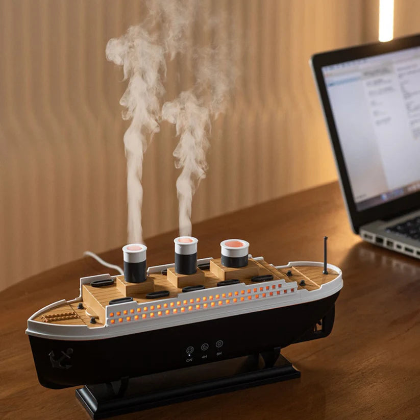 Titanic Humidifier | Auto Shut-off and BPA-Free for 8H Desk