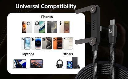 Omnicord™ 2-in-1 Tactical Charging Cable Stand