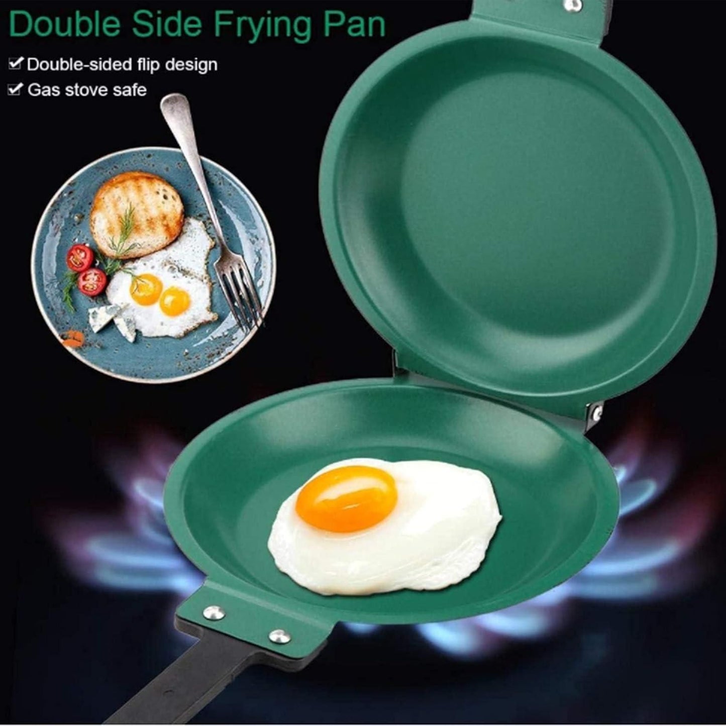 FlipNJack Nonstick Frying Pan - Beginner Friendly