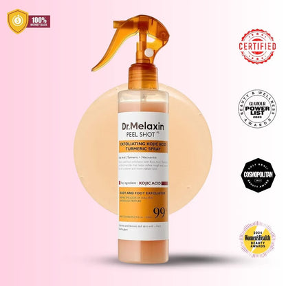 Dr. Melaxin Body Kojic Acid Turmeric Exfoliating Spray