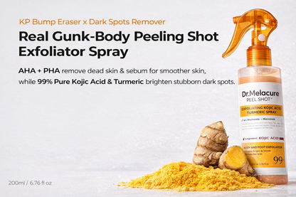 Dr. Melaxin Body Kojic Acid Turmeric Exfoliating Spray