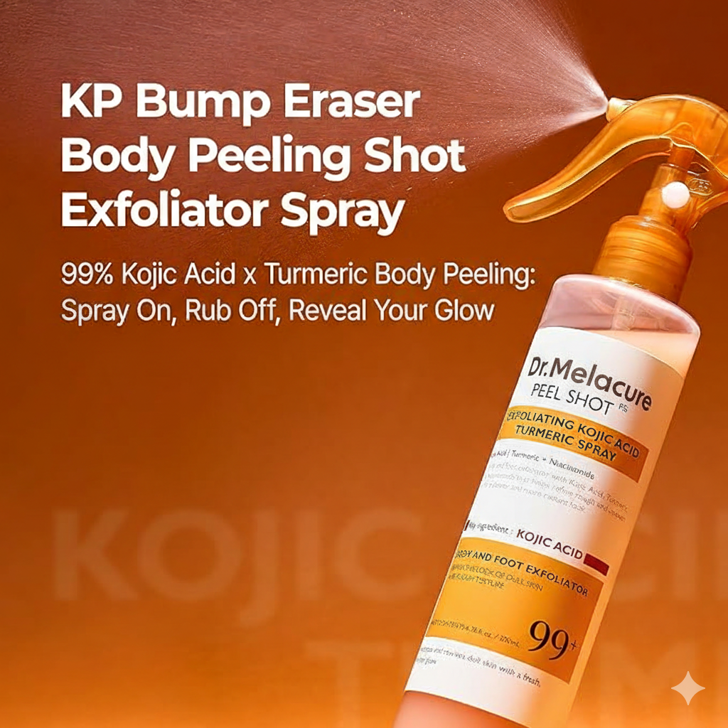 Dr. Melaxin Body Kojic Acid Turmeric Exfoliating Spray