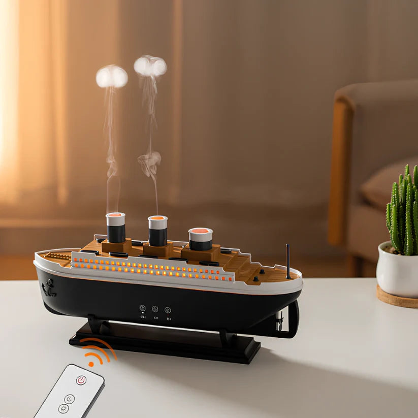 Titanic Humidifier | Auto Shut-off and BPA-Free for 8H Desk
