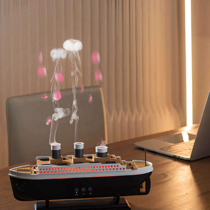 Titanic Humidifier | Auto Shut-off and BPA-Free for 8H Desk