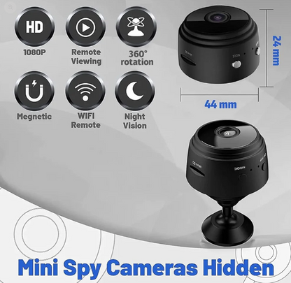 SpyVue360™ -  WiFi Magnetic HD 1080P Wireless Security Camera